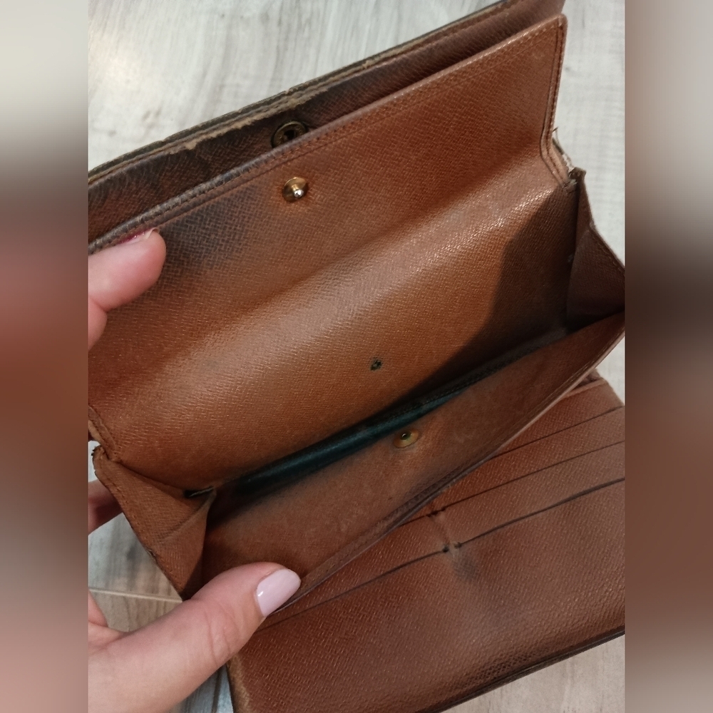 Louis Vuitton Porte Monnaie Monogram Pochette Credit Long Wallet - Picture 12 of 15